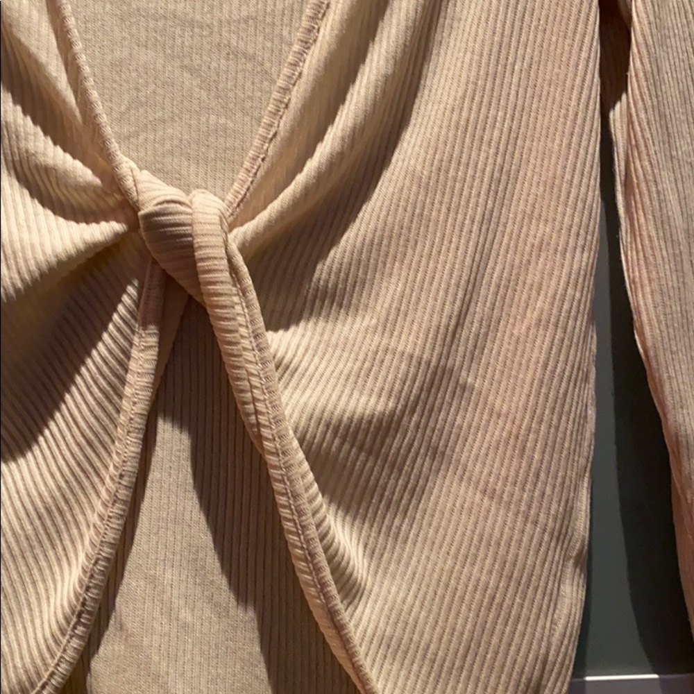Open-back ribbed top - Picture 2 of 4